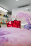 Contenant fantaisie en coeur Alternative Parfum couleur rouge